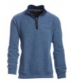 Pull Col camionneur Ethnic Blue