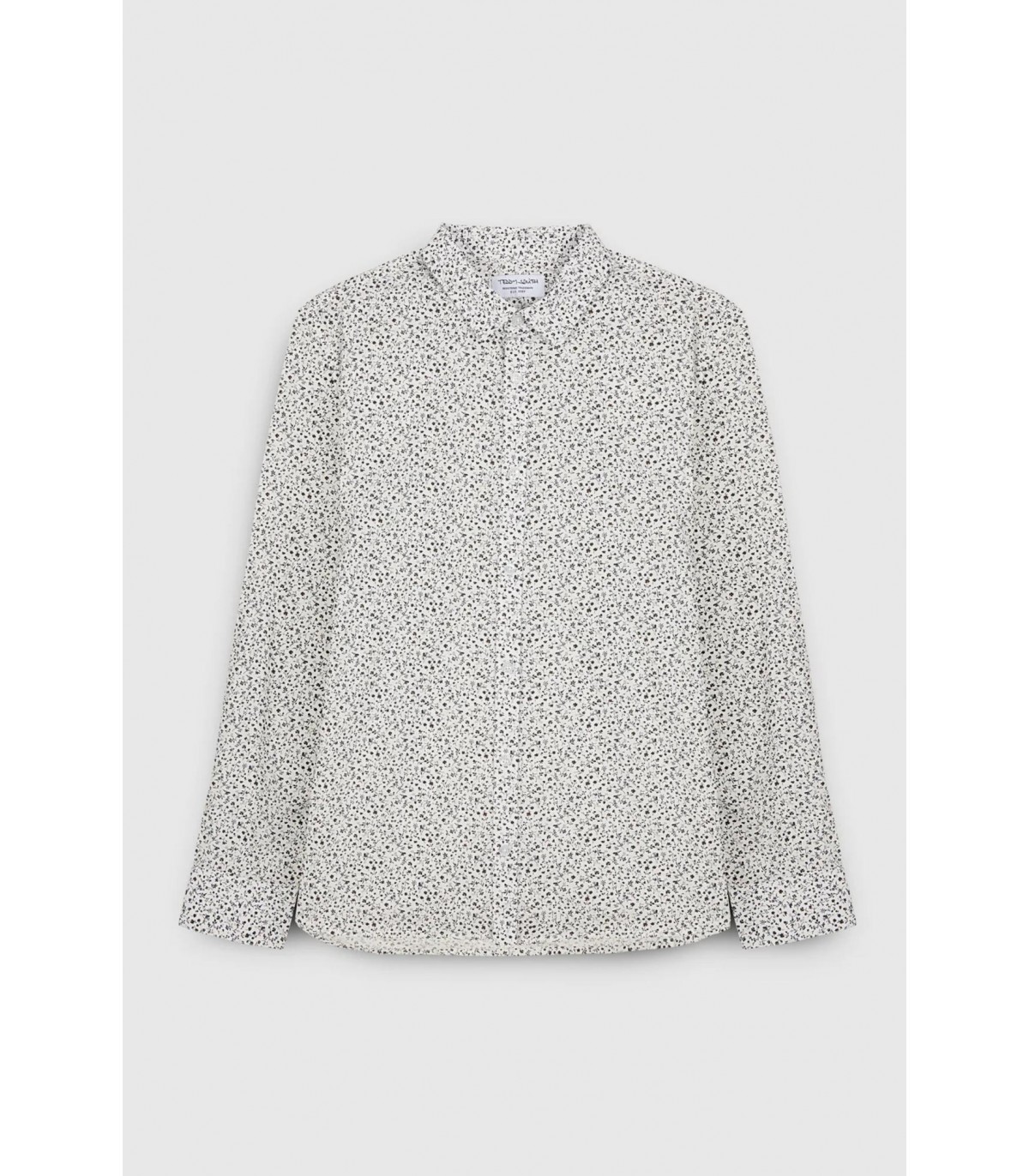 Chemise ml teddy smith 202c4blanc/fleur