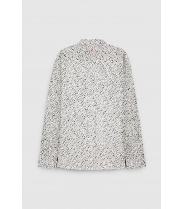 Chemise ml teddy smith 202c4blanc/fleur