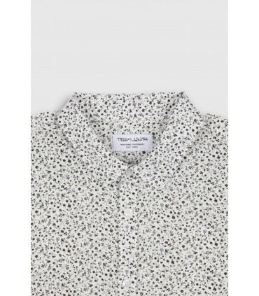 Chemise ml teddy smith 202c4blanc/fleur