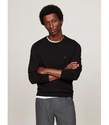 Pull col rond tommy menswear bdsblack