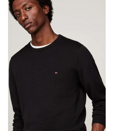 Pull col rond tommy menswear bdsblack