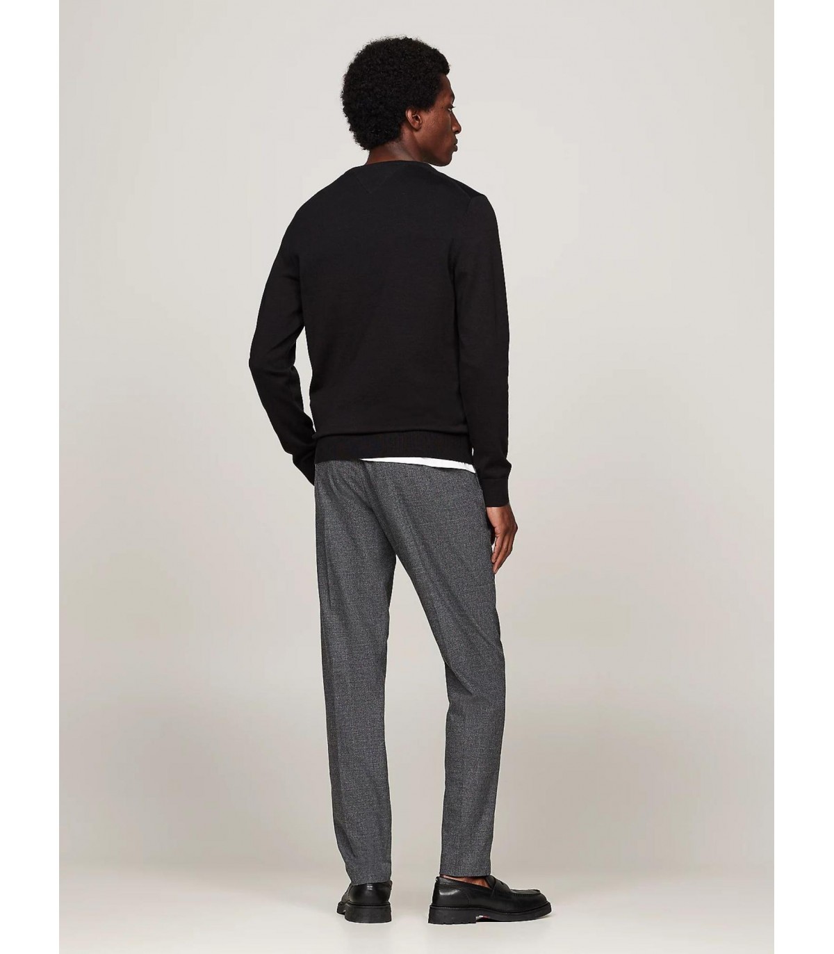 Pull col rond tommy menswear bdsblack