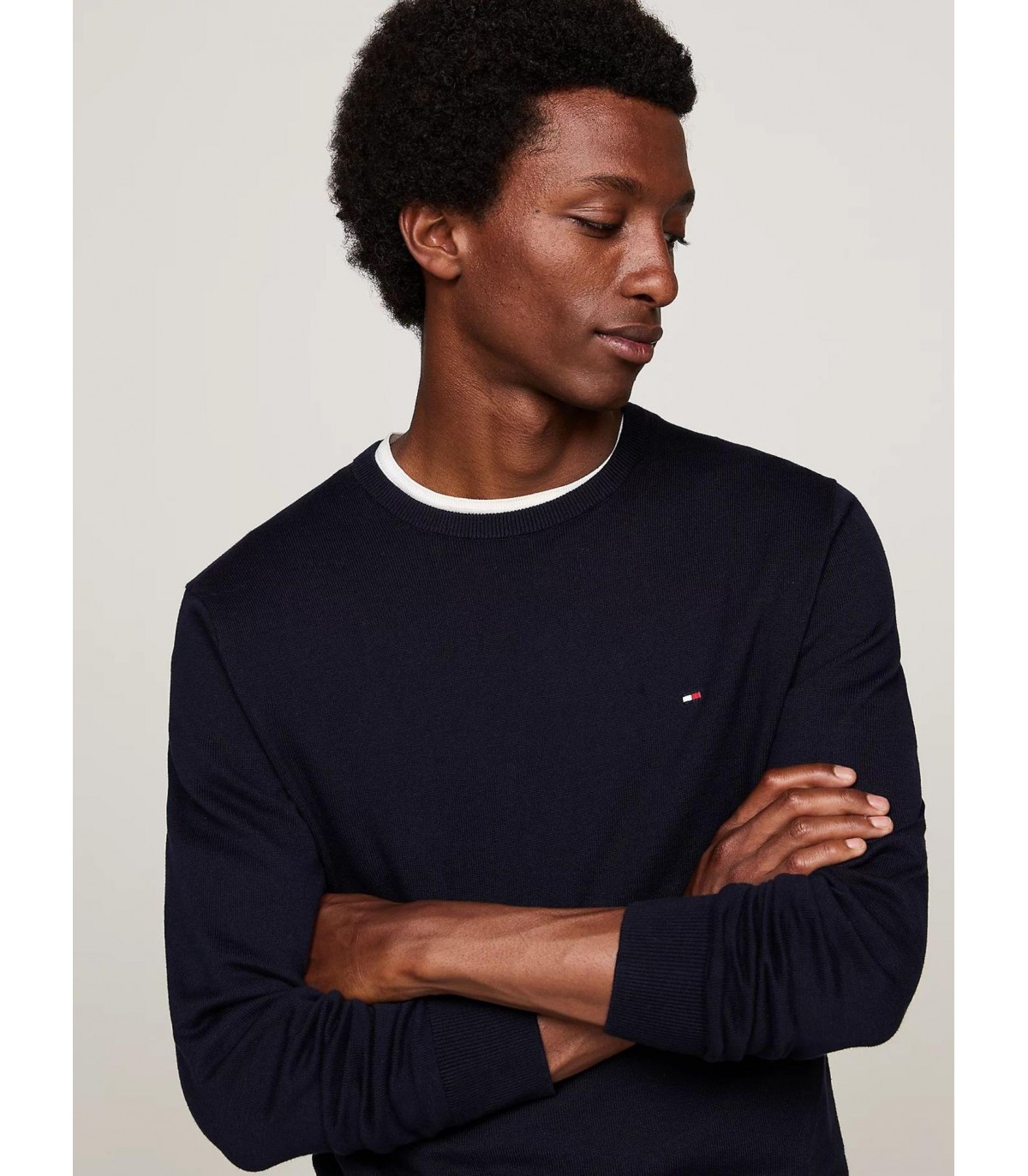 Pull col rond tommy menswear dw5desertsky
