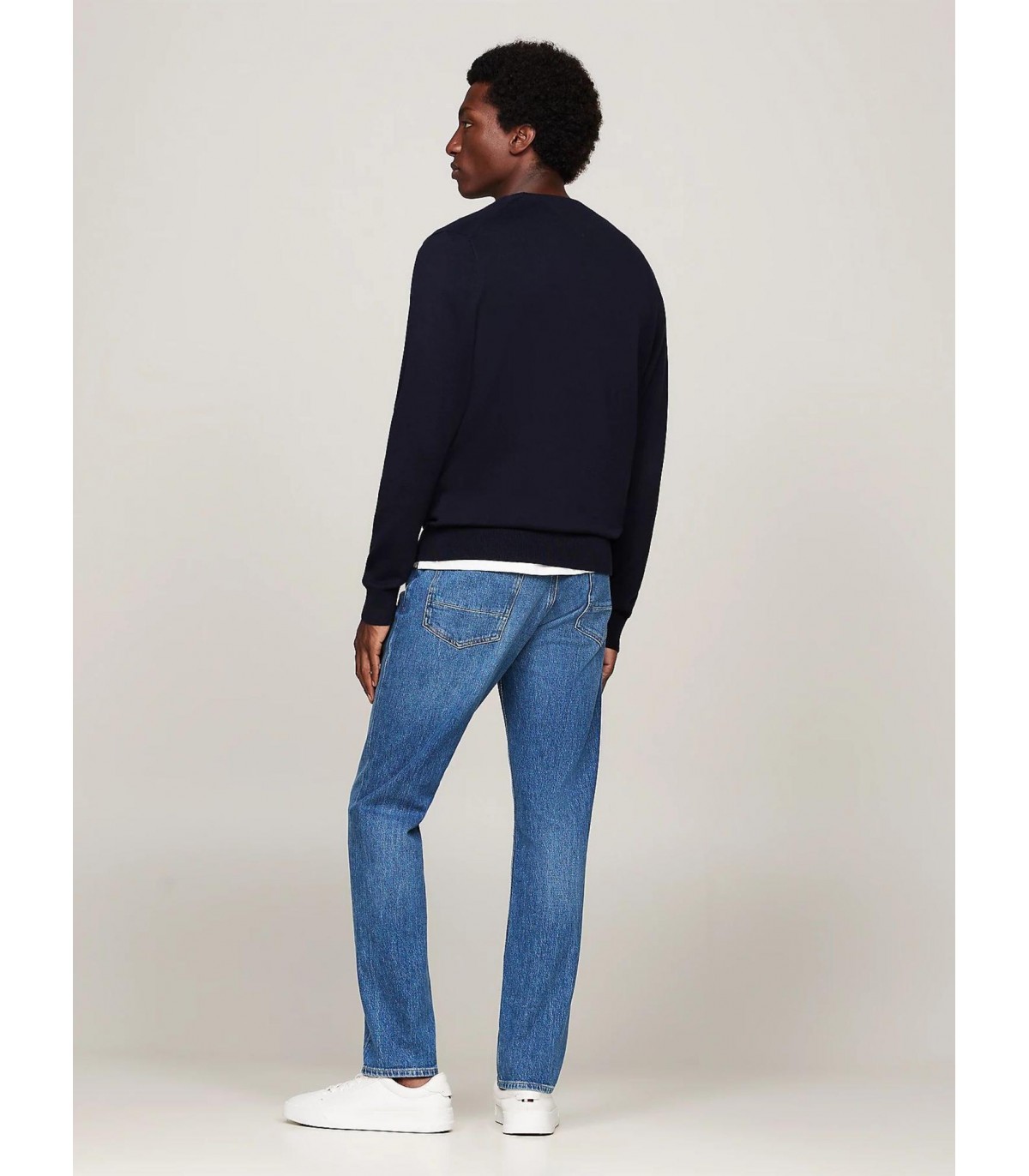 Pull col rond tommy menswear dw5desertsky