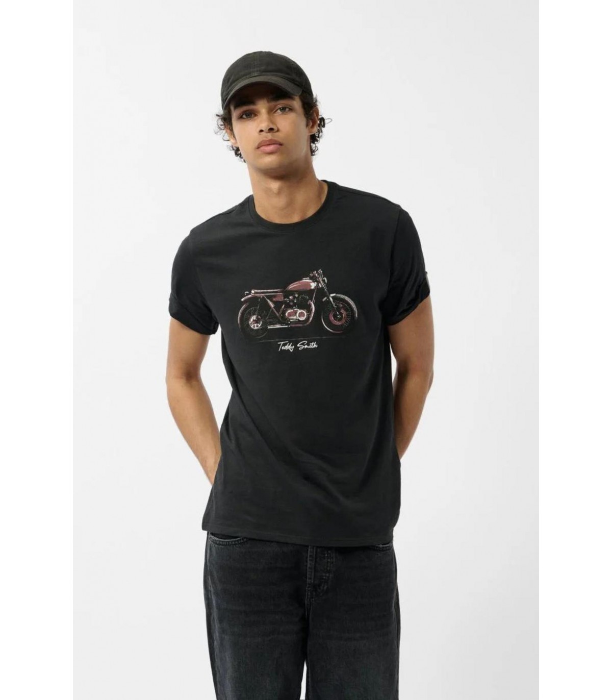 Tee shirt mc teddy smith 133acharbon