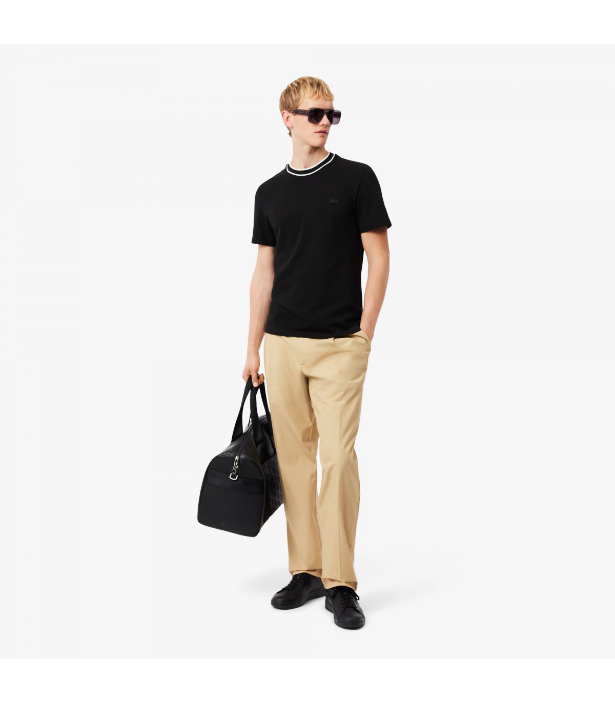 Tee shirt mc lacoste 031noir