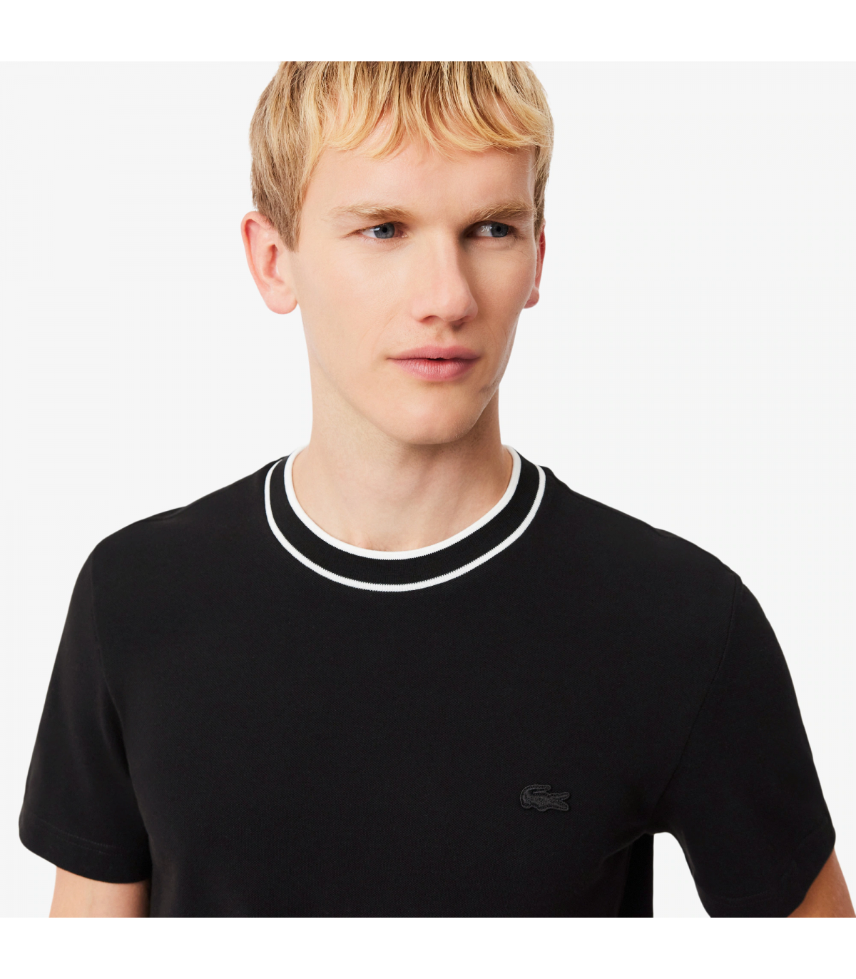 Tee shirt mc lacoste 031noir