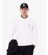 Sweat col rond lacoste 001-blanc