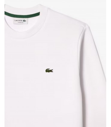 Sweat col rond lacoste 001-blanc