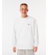 Sweat col rond lacoste 001-blanc