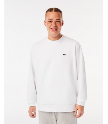 Sweat col rond lacoste 001-blanc