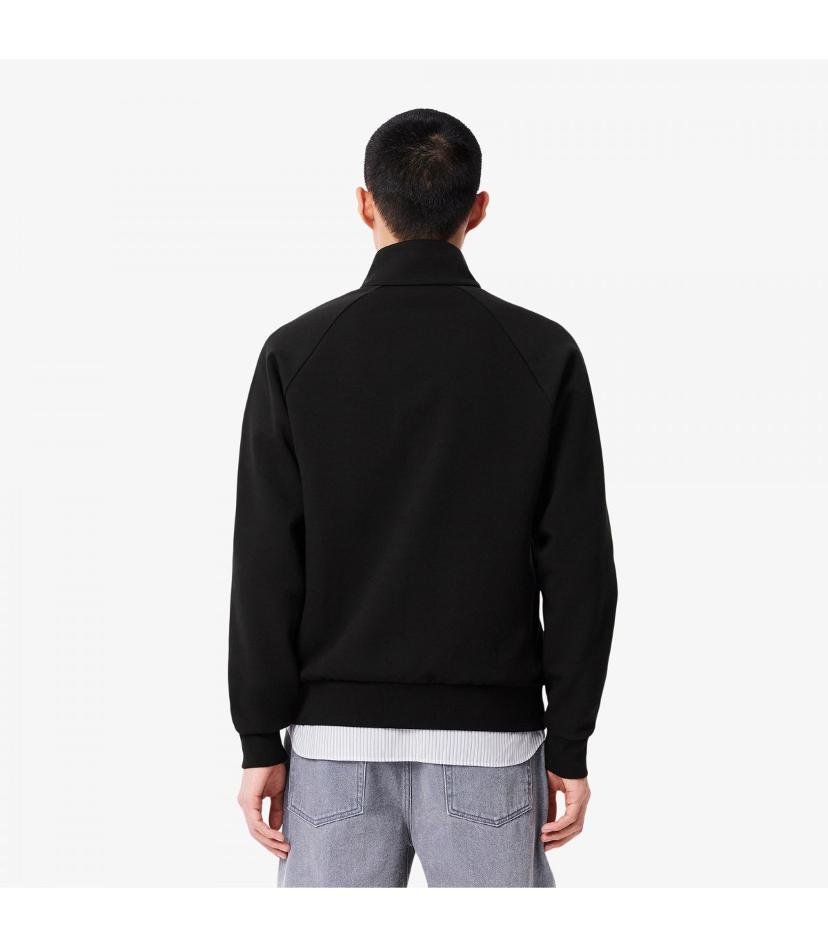 Sweat zippe lacoste 031noir