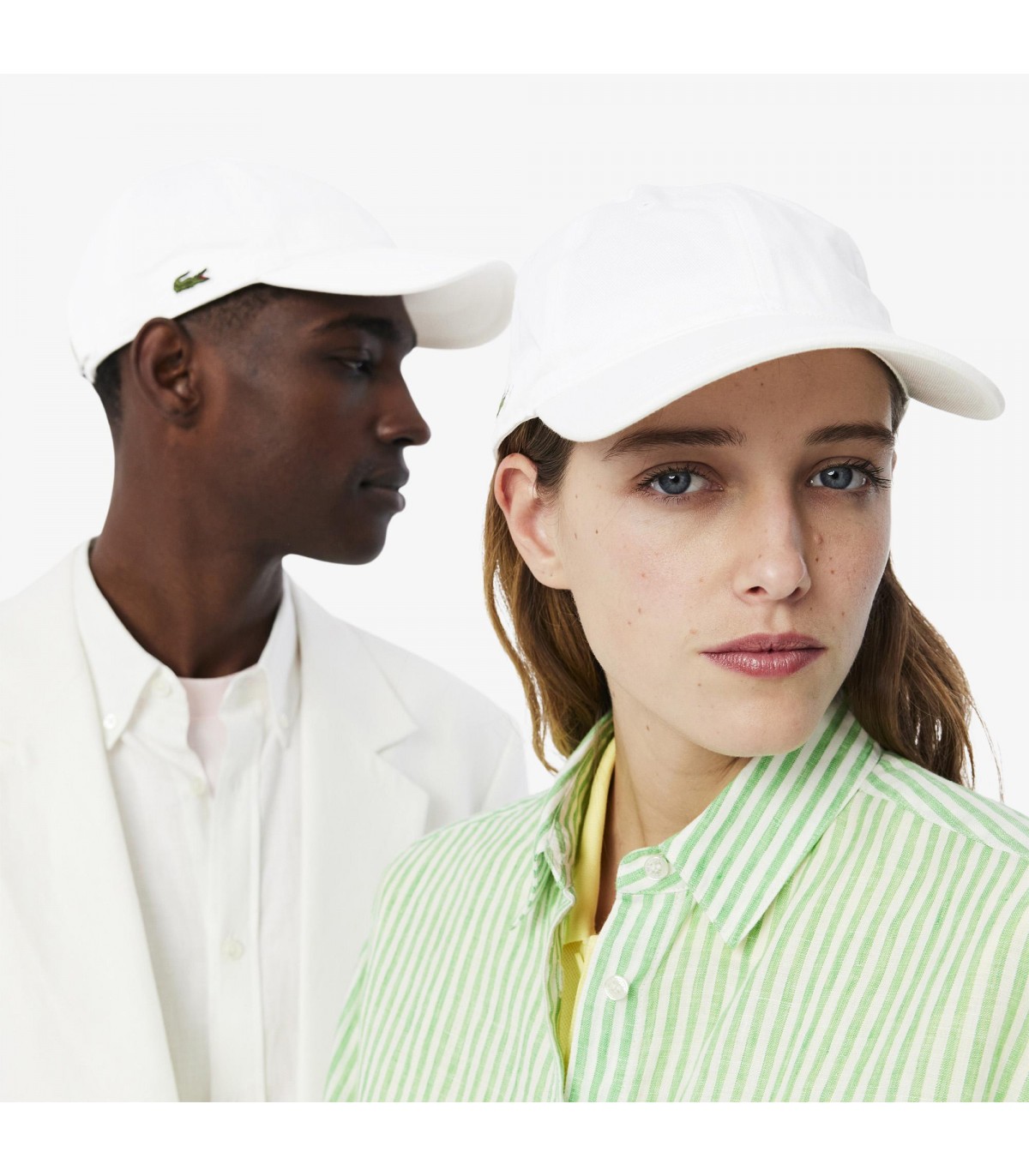 Casquette lacoste 001blanc