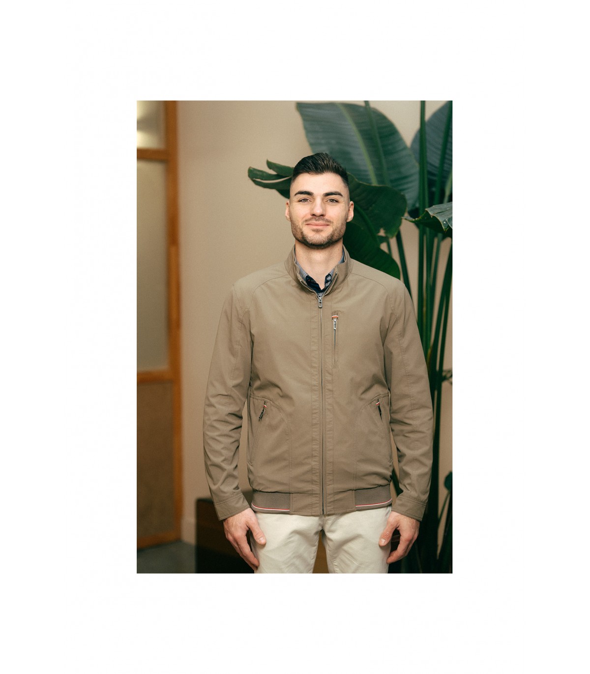 Blouson hafnium c8013taupe