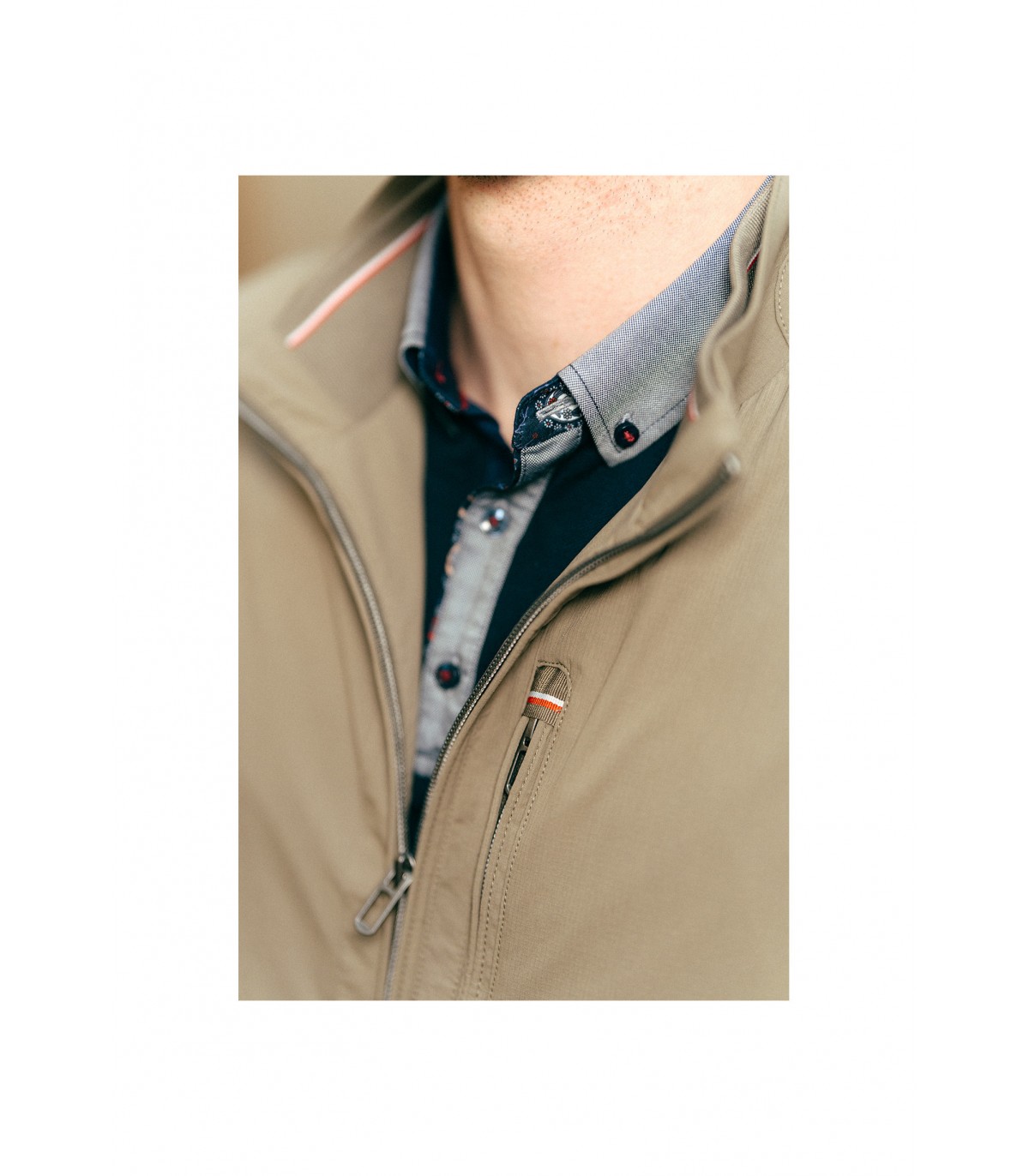 Blouson hafnium c8013taupe