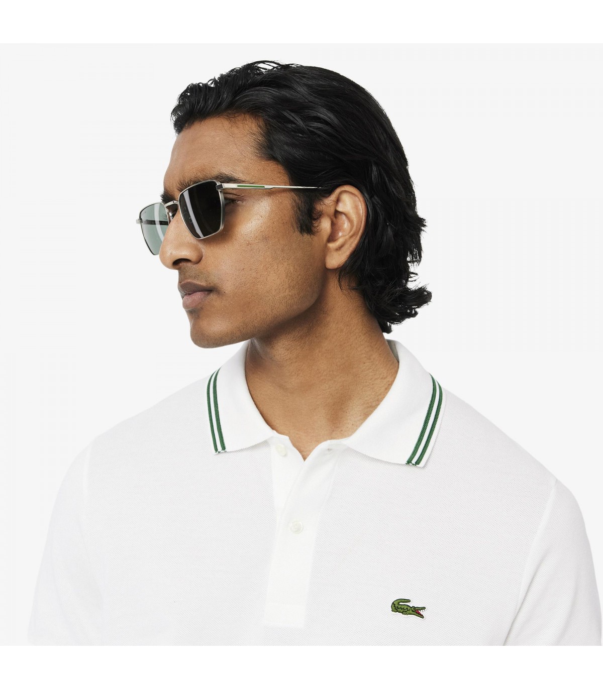 Polo mc lacoste 001blanc