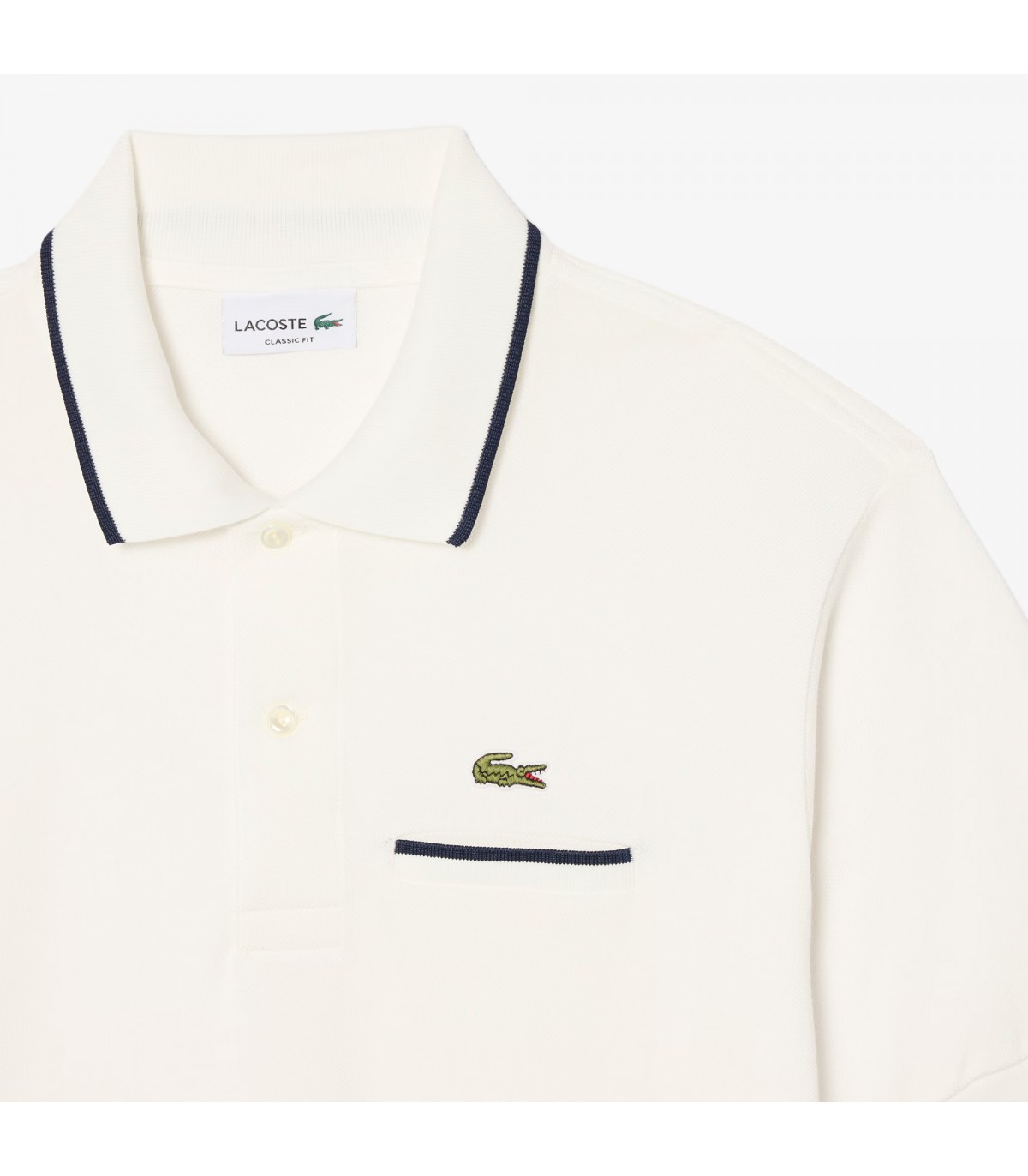Polo mc lacoste ev0farine/marine