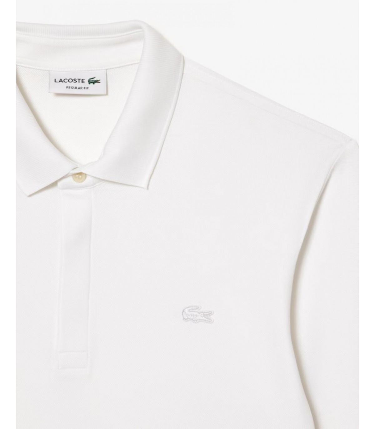Polo ml lacoste 001blanc