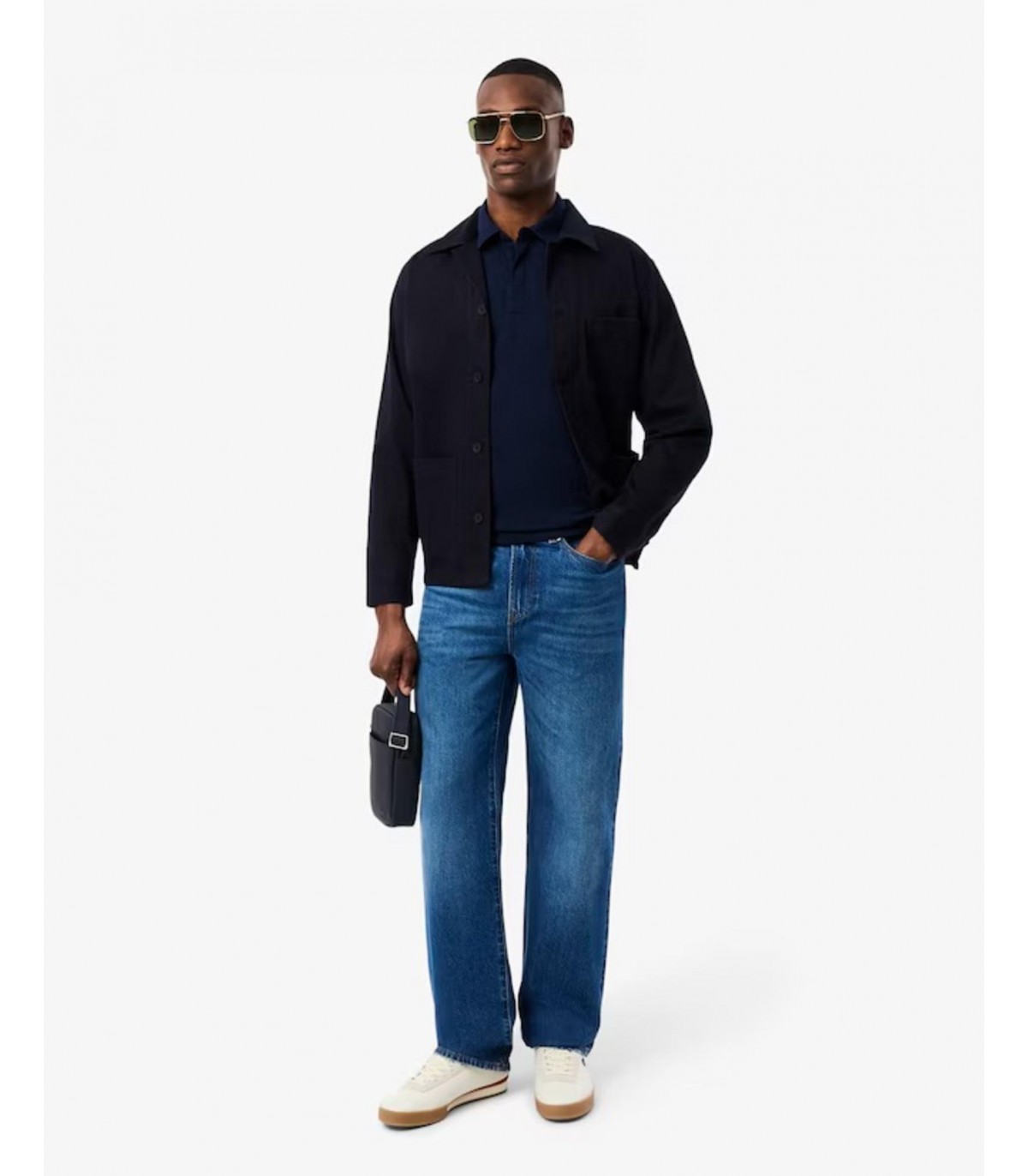 Polo ml lacoste 166marine