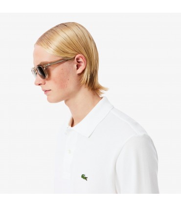 Polo ml lacoste 001blanc