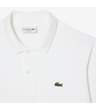 Polo ml lacoste 001blanc