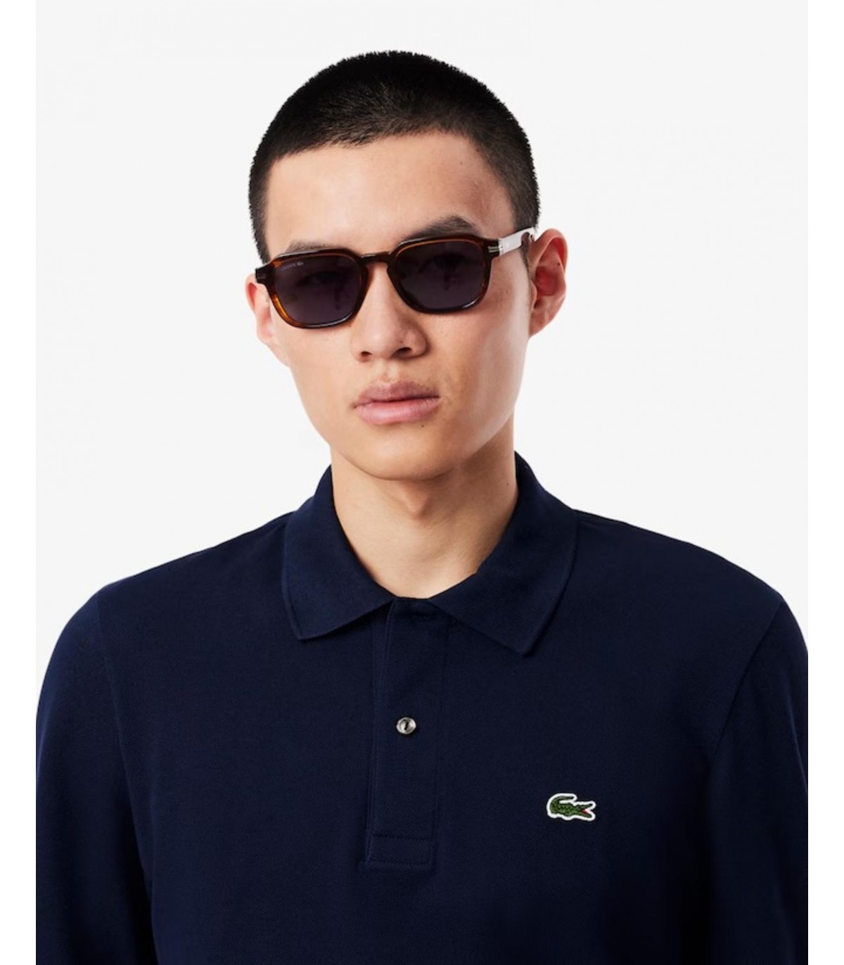 Polo ml lacoste 166marine