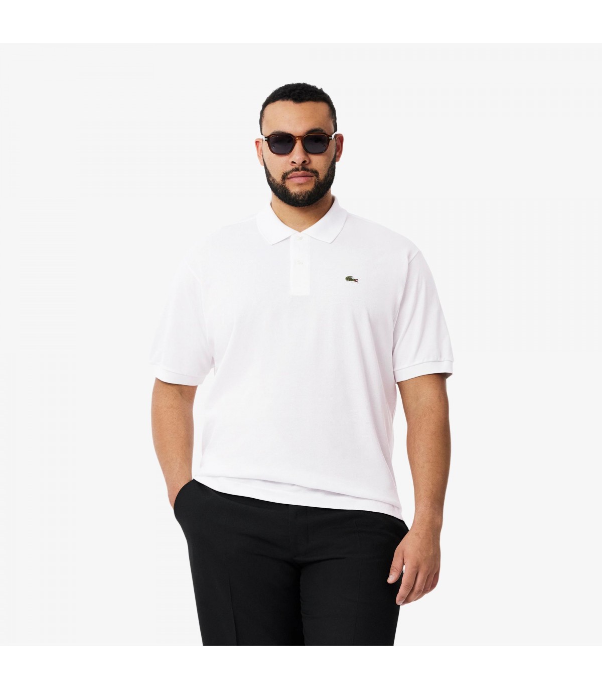 Polo mc lacoste 001blanc