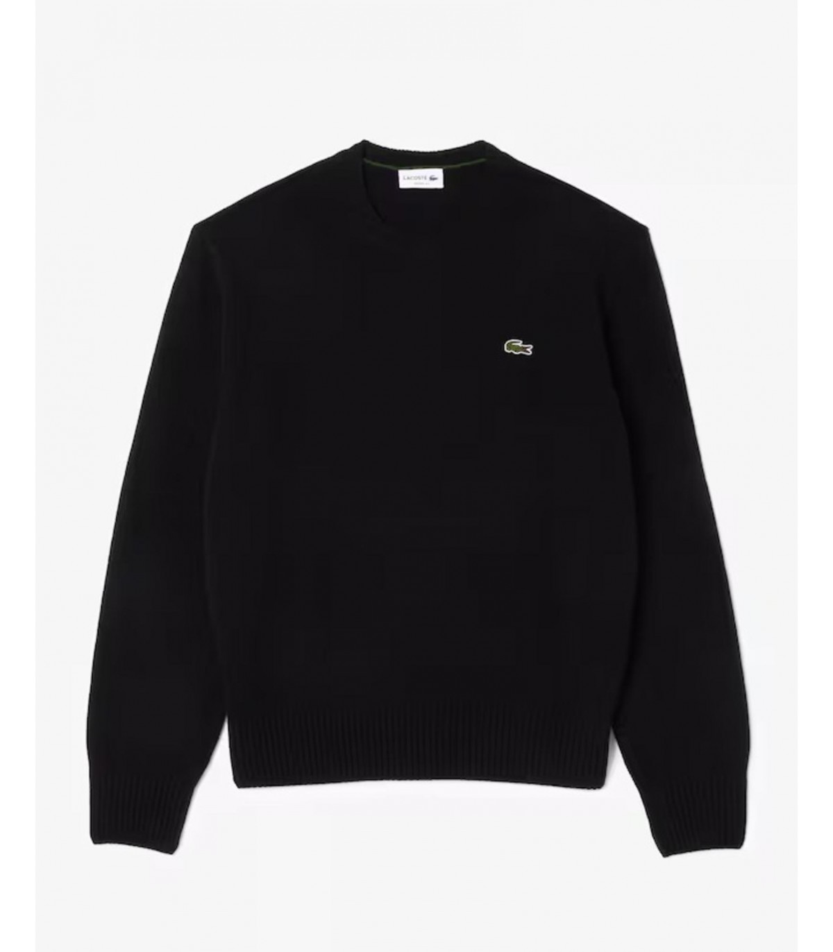 Pull col rond lacoste 031-noir