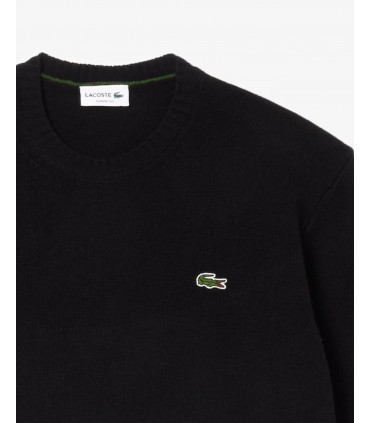 Pull col rond lacoste 031-noir