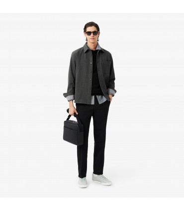 Pull col rond lacoste 031-noir