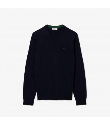 Pull col rond lacoste 166-marine