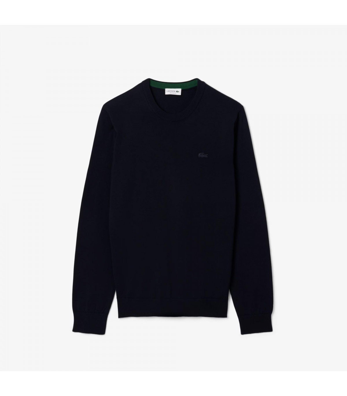 Pull col rond lacoste 166-marine
