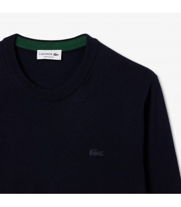 Pull col rond lacoste 166-marine