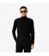 Pull col roule lacoste 031-noir