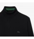 Pull col roule lacoste 031-noir