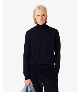 Pull col roule lacoste 166-marine