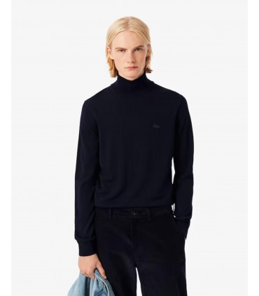 Pull col roule lacoste 166-marine