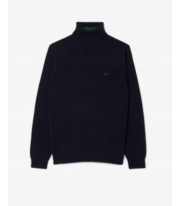 Pull col roule lacoste 166-marine