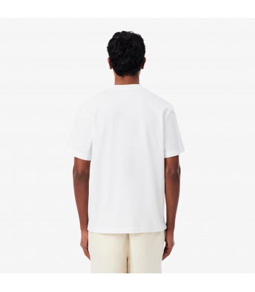 Tee shirt mc lacoste 001-blanc