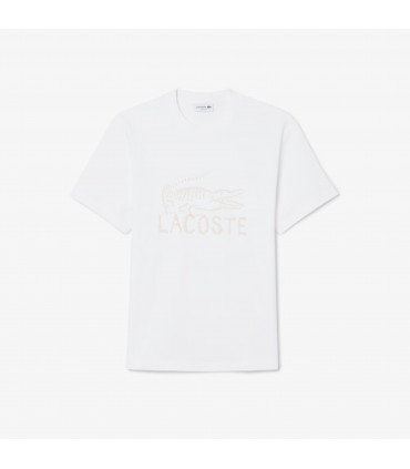 Tee shirt mc lacoste 001-blanc