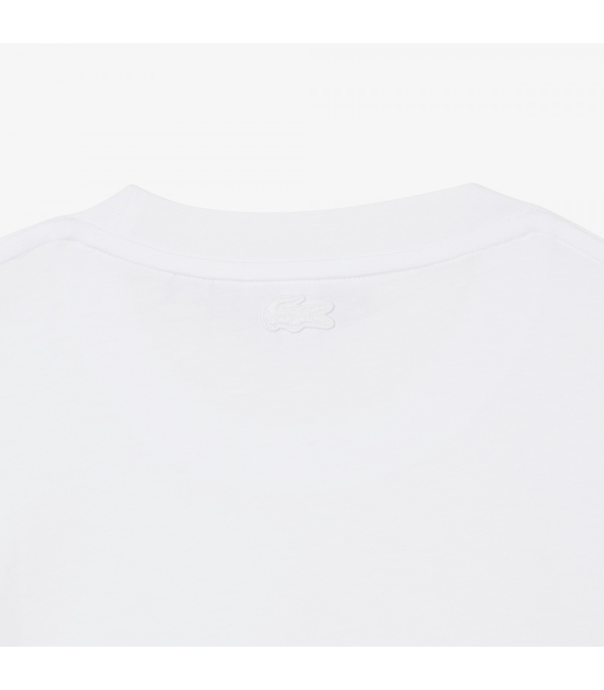 Tee shirt mc lacoste 001-blanc