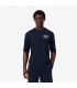 Tee shirt mc lacoste 166-marine