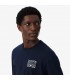 Tee shirt mc lacoste 166-marine