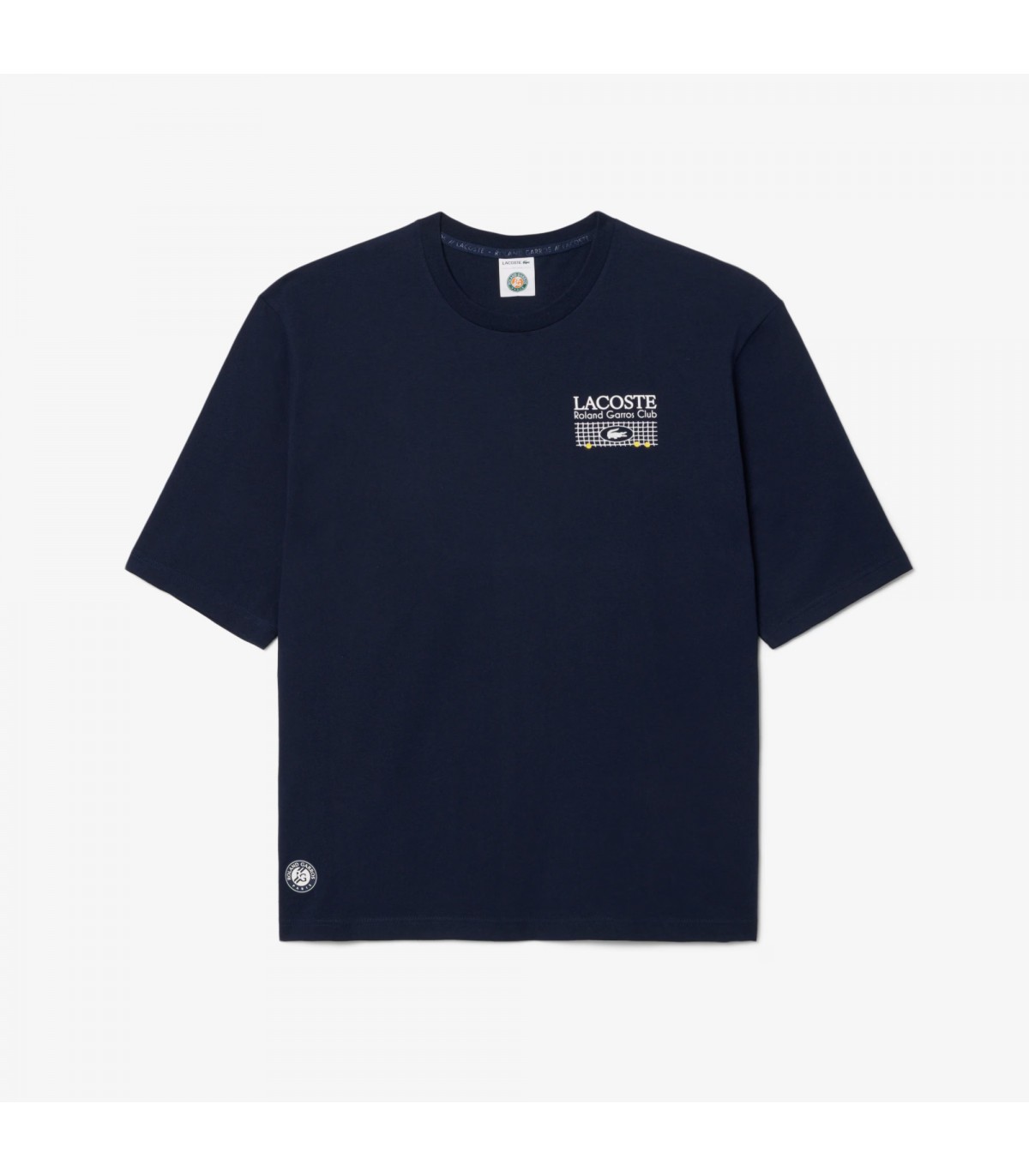 Tee shirt mc lacoste 166-marine