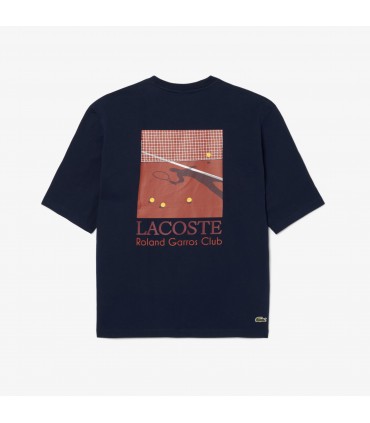 Tee shirt mc lacoste 166-marine