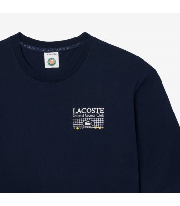 Tee shirt mc lacoste 166-marine