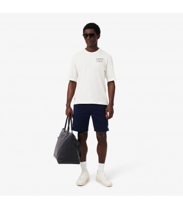 Tee shirt mc lacoste 70v-farine