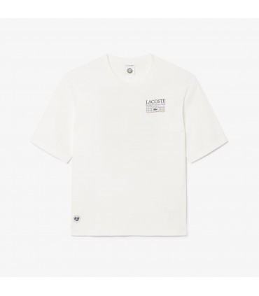 Tee shirt mc lacoste 70v-farine