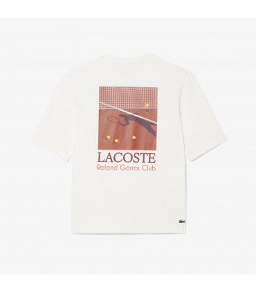Tee shirt mc lacoste 70v-farine